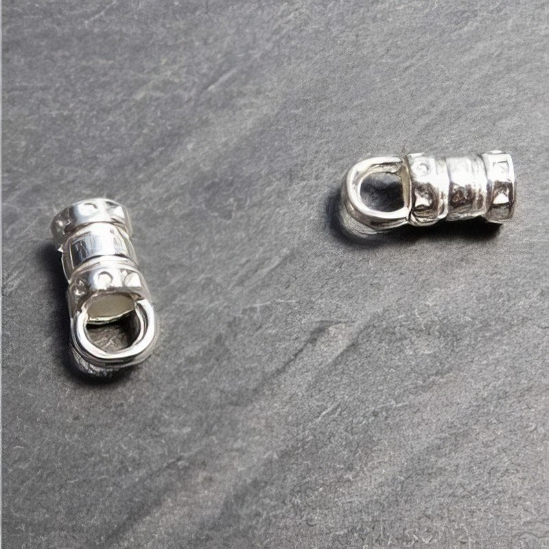 Quetsch/Klebehülse mit Ring 10x5mm 10Stk