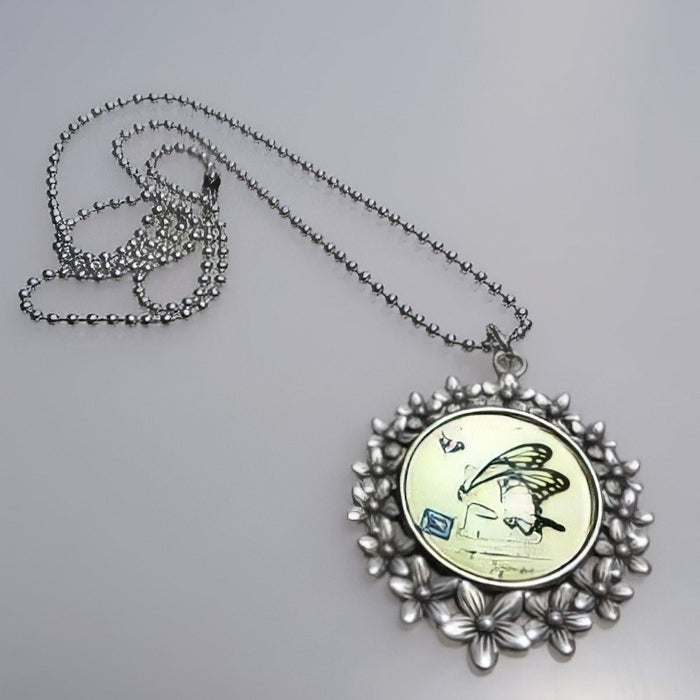 Bastelset Flower Cab. Kette mit Anhänger Schmetterling 1 Set