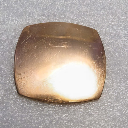 Kupfer Platte Quader gebogen abge. 32.5x32.5mm 0.7mm 1 Stk.