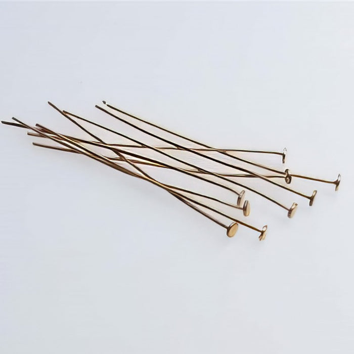 Stift mit Kopf Kupfer 50mm 0.7mm 10 Stk.