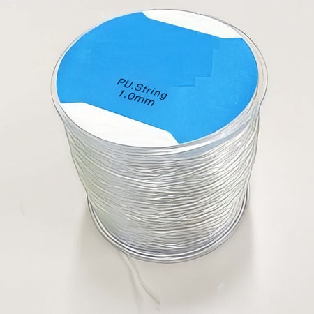XL Transparent rund Fiber Strechgummi 1.0mm 1 Spule 100m