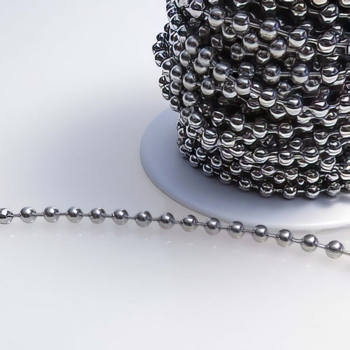 Kugelkette 1.5mm Edelstahl pro 10cm