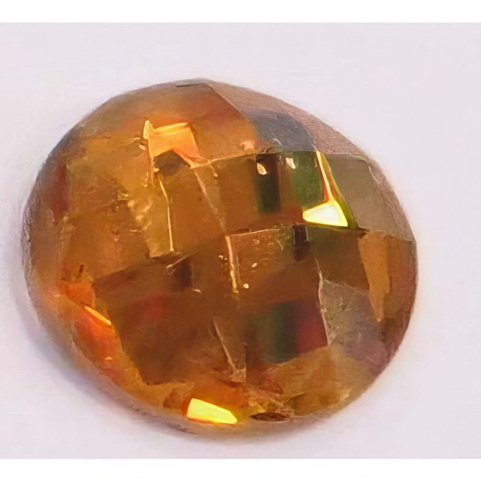 Cabochon in vetro 12mm taglio sfaccettato 1 pezzo