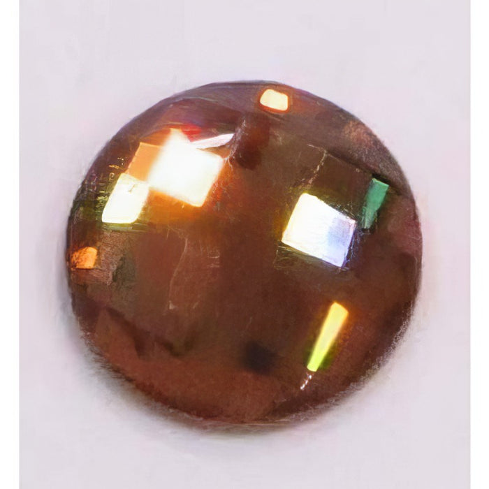 Cabochon in vetro 12mm taglio sfaccettato 1 pezzo
