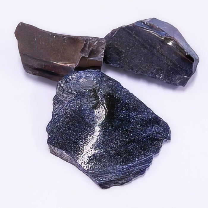 Glas Stücke Blauer Goldstein ca. 50gr.