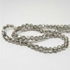 Glas rund facettiert grau 4mm 1 Strang – Bild 2