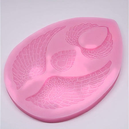 Silikon Form Flügel für Artclay od.Fimo