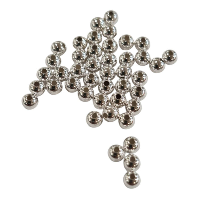 Silberperle 925 nahtlos 3mm 20Stk