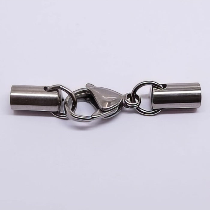 Set Karabiner mit Kappe 3.8mm innen Edelstahl 1Set