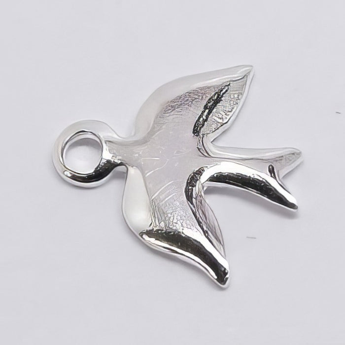 Anhänger 925 Silber Taube 8x8mm 1 Stück