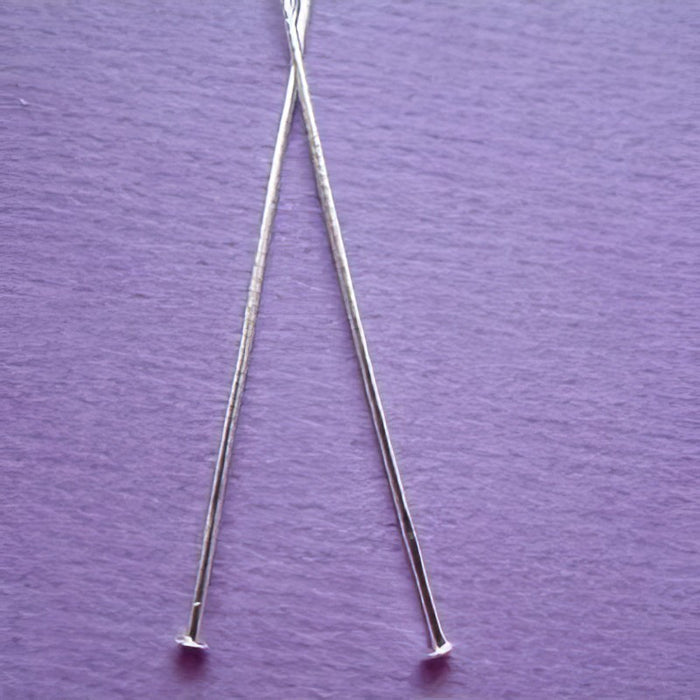 Stift mit Kopf versilbert 60x0.7mm 10 Stück
