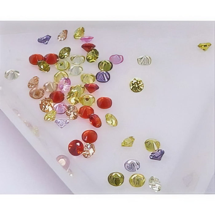 xl Zirkonia 3mm mix 3mm Diamant schliff 50 Stück