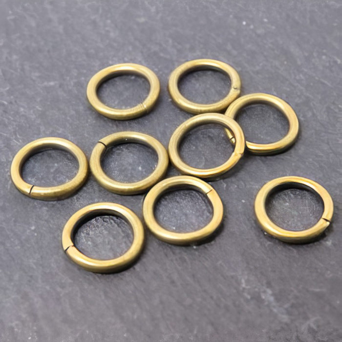 Ringli Bronzefarben 9mm Ø 1.2mm 100stk