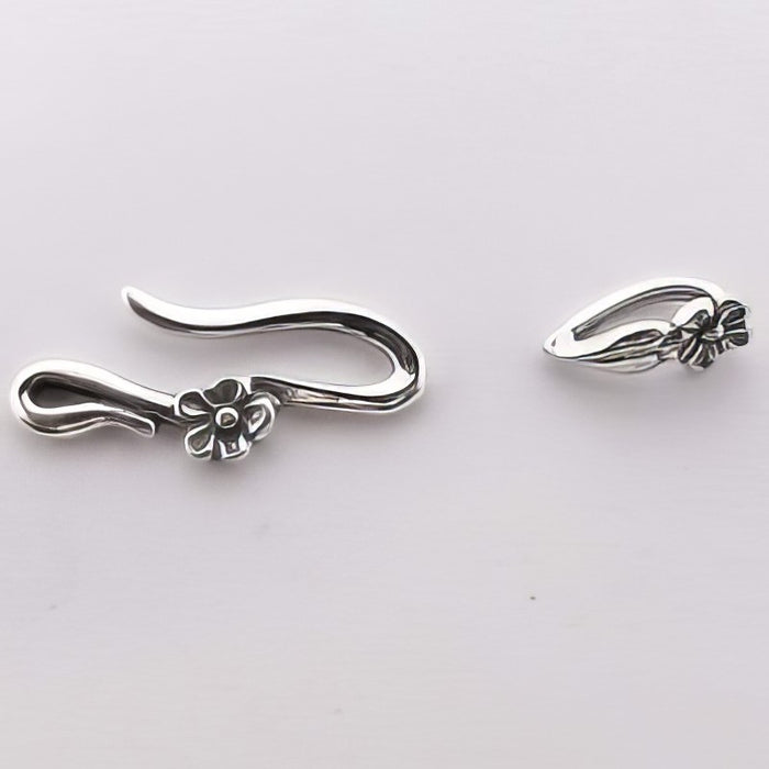 Hackenverschluss Fleur 18x10mm 1 Stück