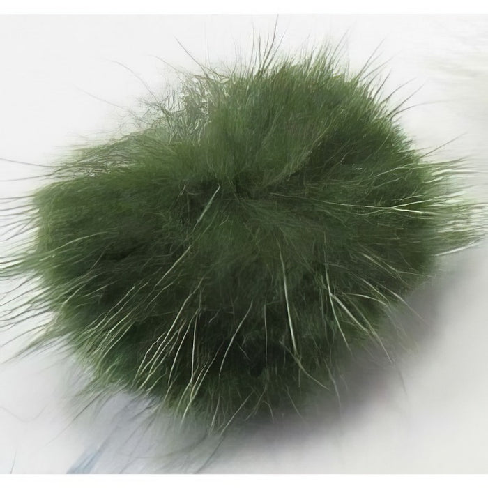 Genuine fur pom-pom charm, various colors, 3cm, 1 piece
