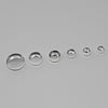 Bezel Schälchen fein Silber 3mm 10 stk.