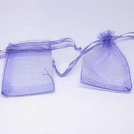 Organzasäckli lila 7x5cm 10 Stück