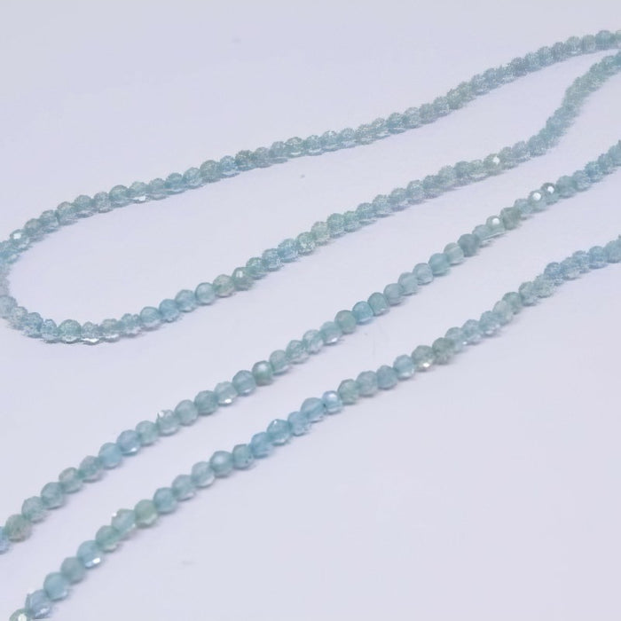Apatite facettiert 2mm Faedelloch 0.5mm 1 Strang