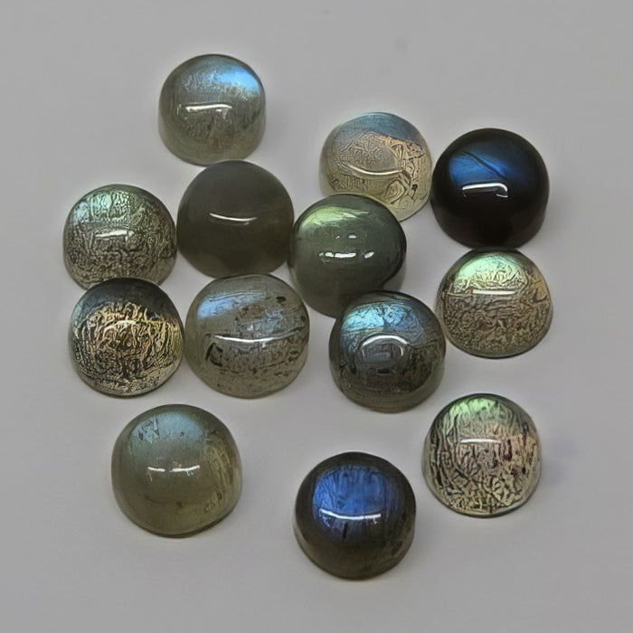 Cabochon Labradorith rund 4mm 1Stk.