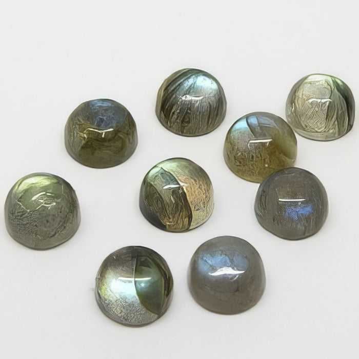 Cabochon Labradorith rund 5mm 1Stk.