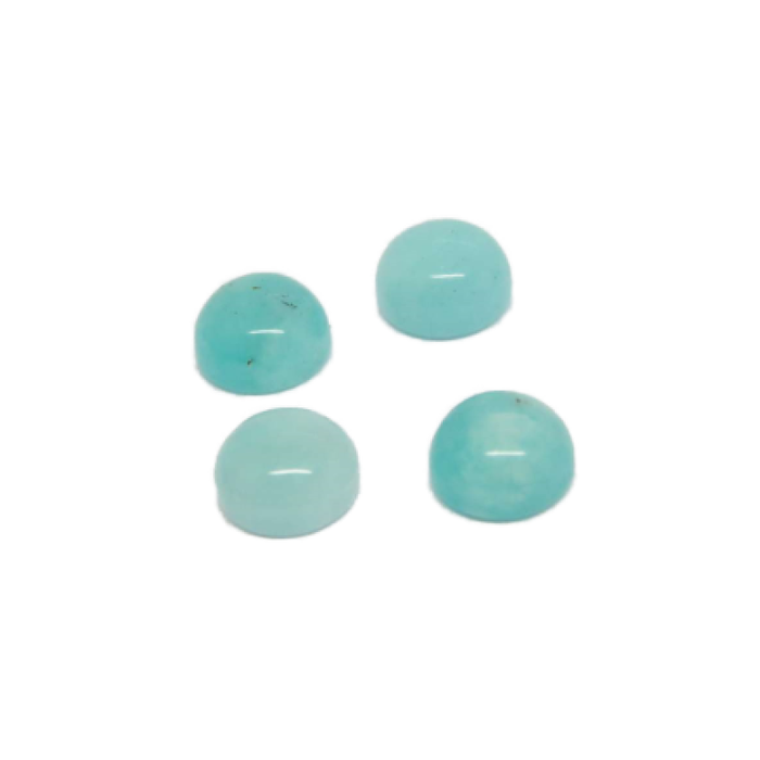 Cabochon Amazonith rund 8mm 1Stk.