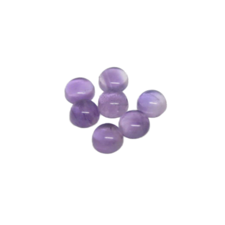 Cabochon Amethyst rund 4mm 1Stk.