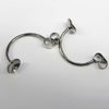 Ohrstecker Hinterteil mit 6mm Schale Edelstahl 20 Paar
