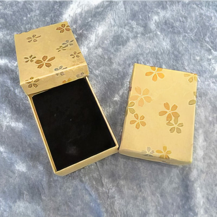 Box Retro mittel für Schmuck blümchen 1 Stk.