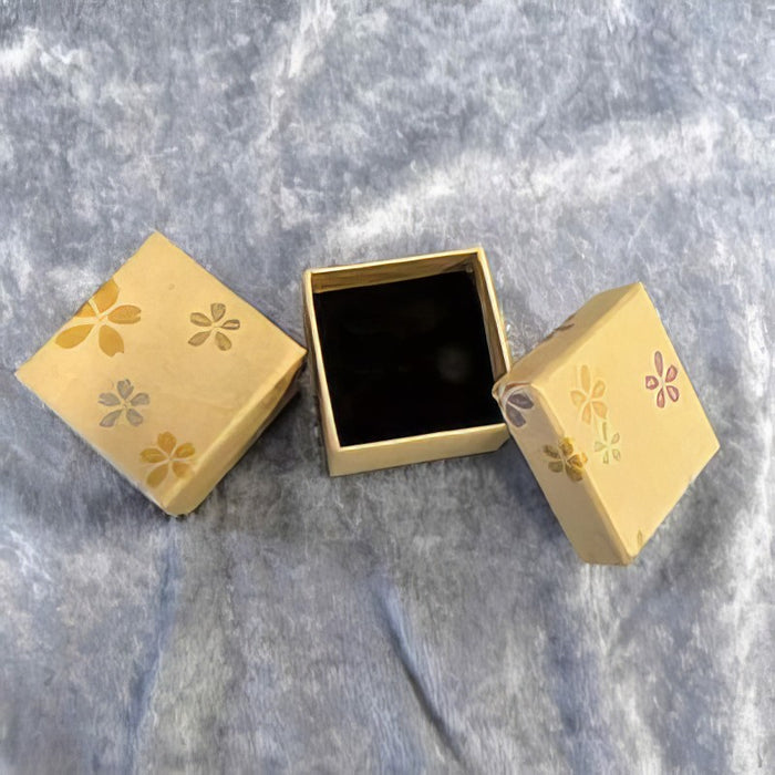 Box Retro für Ringe blümchen 1 Stk.