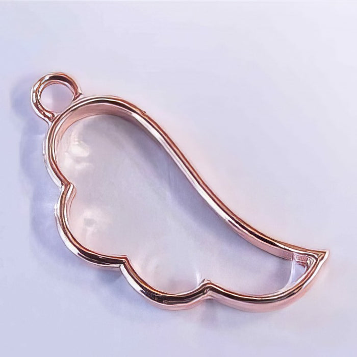 Anhänger rosegold Flügel 34x15mm 1 Stk.