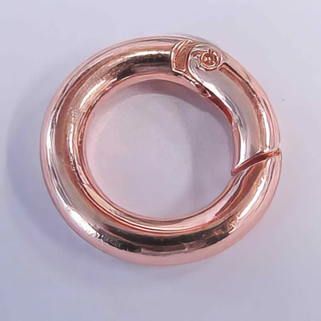 Ringkarabiner gross 20x4mm rosegold 1 Stück