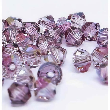 Swarovski Bicone lilac shadow 6mm 24 Stück