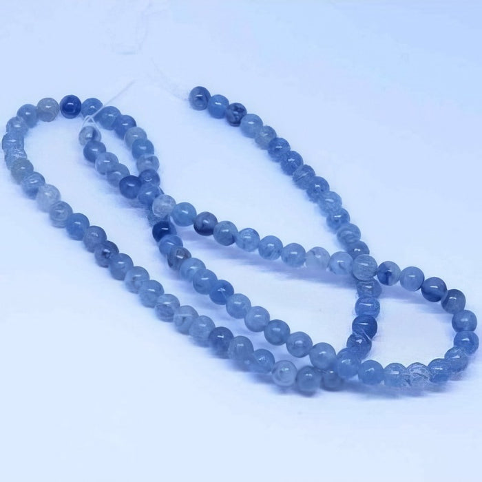 Aventurin blau 4mm FL.1mm ca 40cm 1 Strang