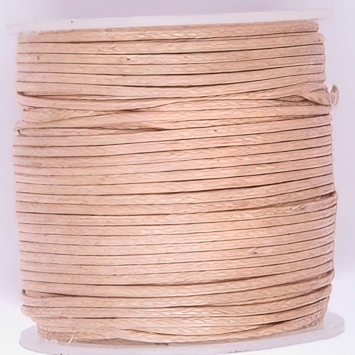 Baumwolle gewachst natur 0,5-1mm 1 Rolle=25m
