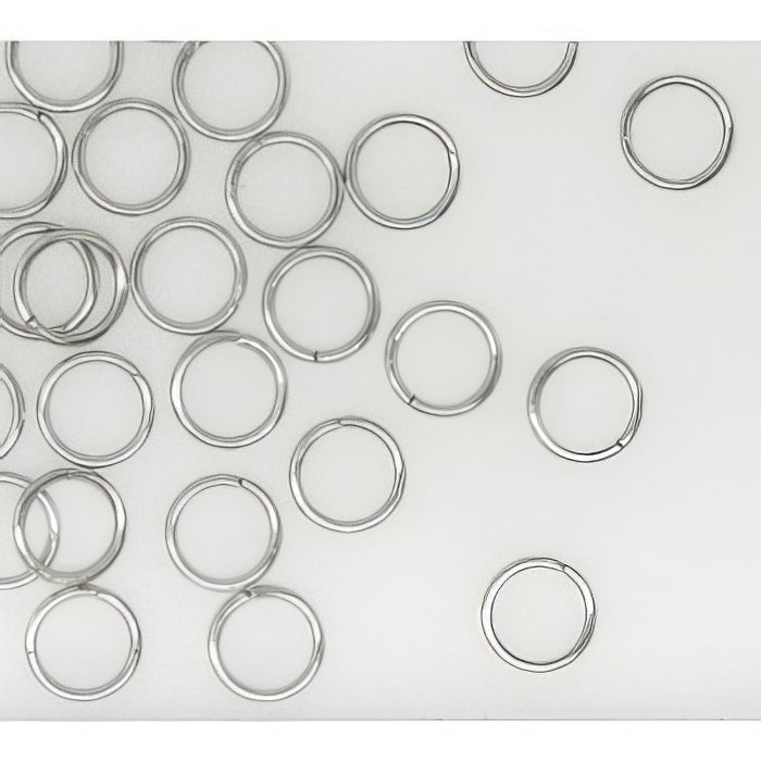 Ringli offen Edelstahl 4x0.5mm 10 Stück