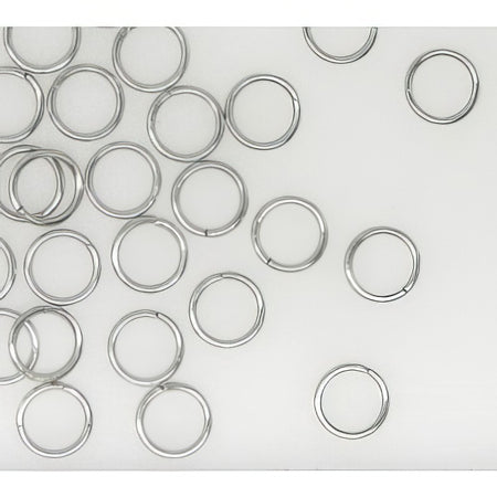 Ringli offen Edelstahl 4x0.5mm 100 Stück