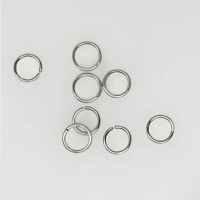 Ringli offen Edelstahl 3x0.4mm 10 Stück