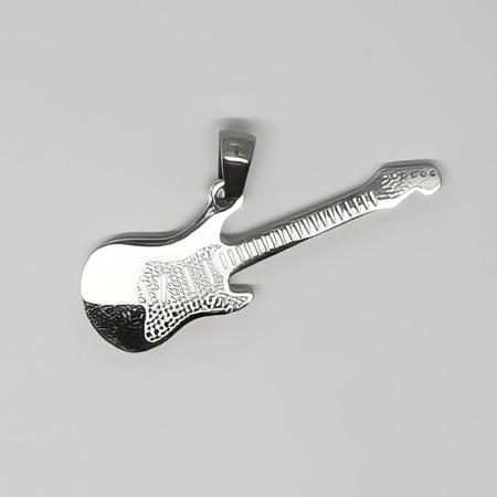 Anhänger Edelstahl Gitarre