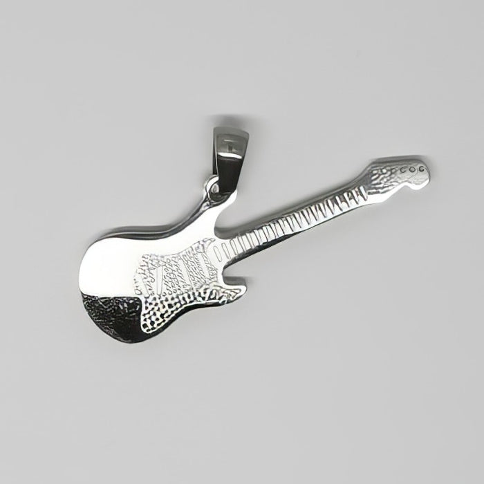 Anhänger Edelstahl Gitarre