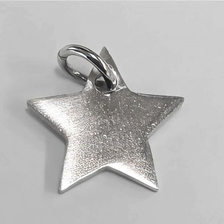 Anhänger Edelstahl Stern 12x12x1mm