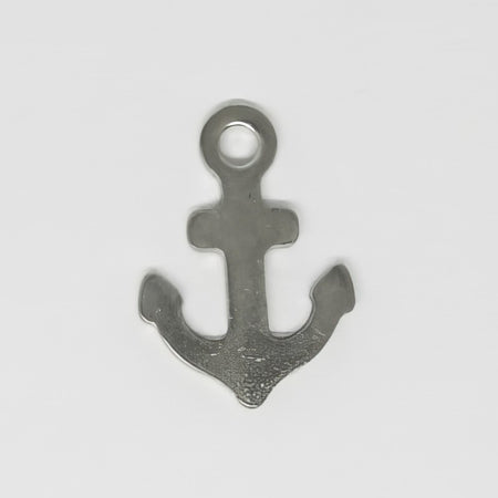 Anhänger Edelstahl Anker 13x10x1mm