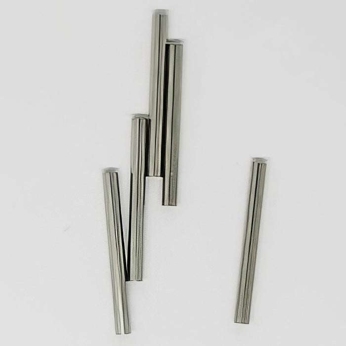 Edelstahl Röhli Perle 15.3x1.5mm 10Stk.
