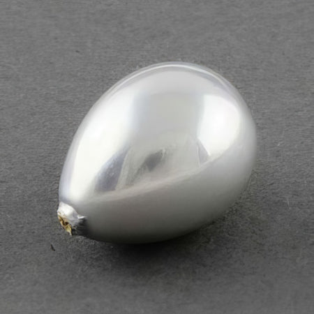 Muschelkern Perle Tropfen 18x13mm 1 Stk. – Bild 2