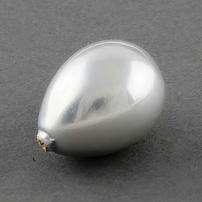 Muschelkern Perle Tropfen 18x13mm 1 Stk. – Bild 2