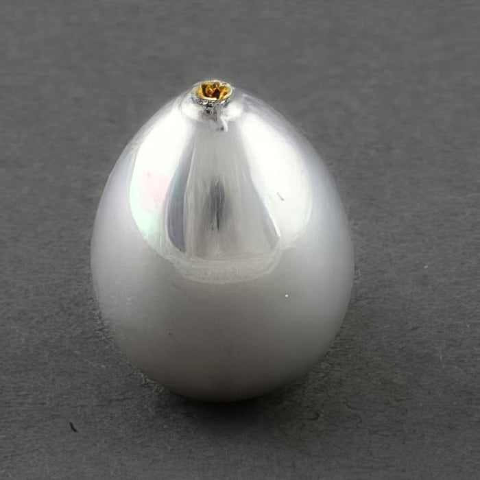 Muschelkern Perle Tropfen 18x13mm 1 Stk.