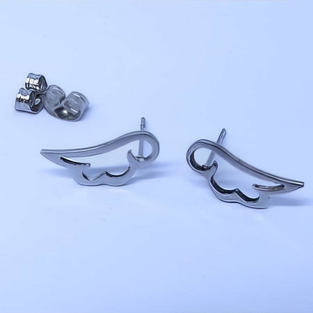 Ohrstecker Edelstahl Flügel 15x7mm 1 Paar