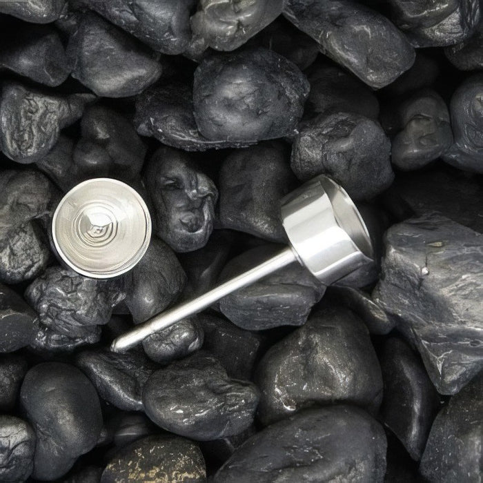 Xl Ohrstecker ES m.Diamant Fassung für 5mm 10 Stk.