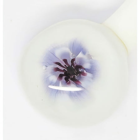 Murrini blume violett Handmade ca 10cm 4-6mmØ