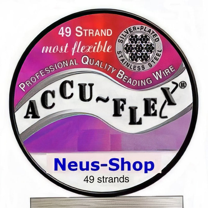 Edelstahldraht Accuflex (49 fach) Rolle 0.36mm 9m