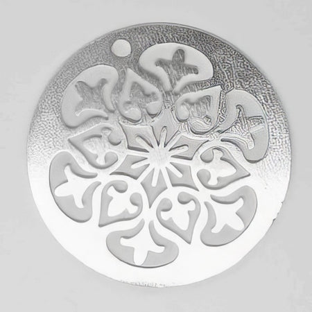 Medallion aus Aluminium Mandala 50mm